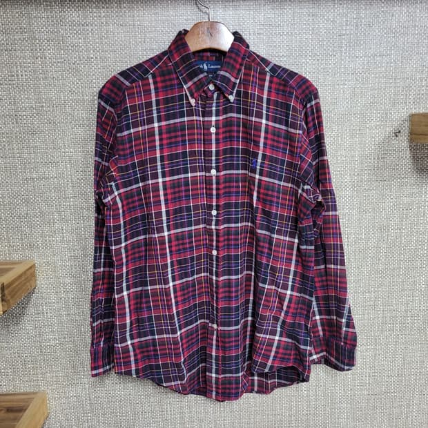 M 100사이즈 폴로 랄프로렌 빈티지 플란넬 셔츠 아메카지 