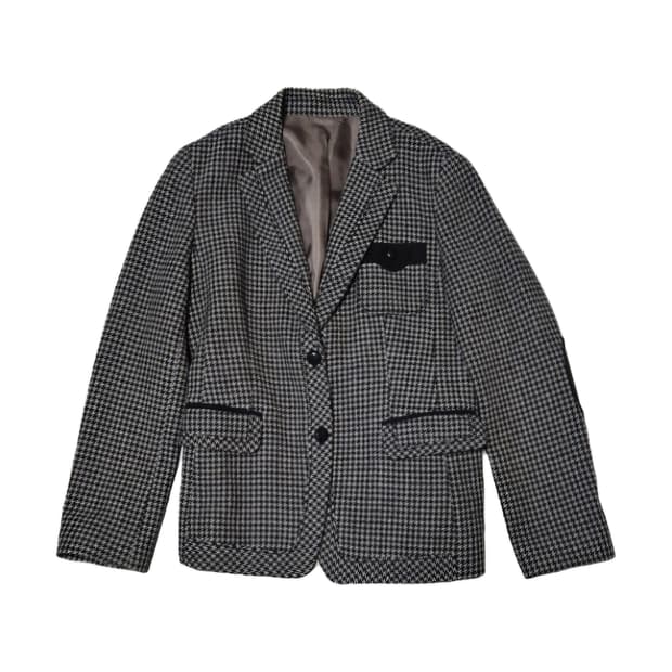 닥스 블루 브라운 패턴 블레이저 자켓