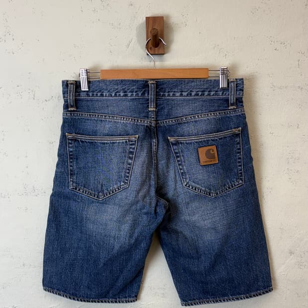 칼하트 빈티지 데님 하프팬츠