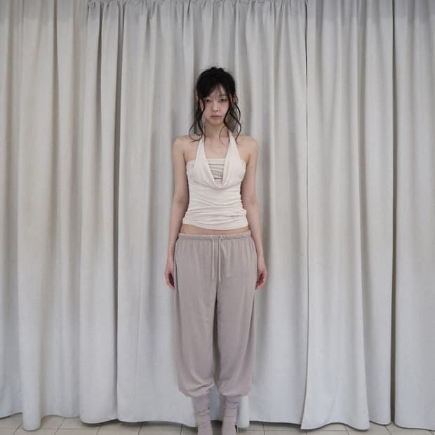 클라따 roop jogger pants 베이지