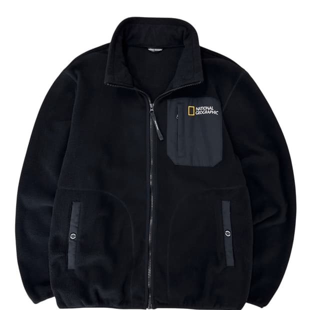 내셔널지오그래픽 플리스 블랙 (L) 