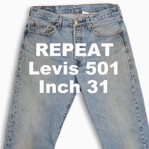 빈티지 리바이스 501 중청 31 인치 LV50133495