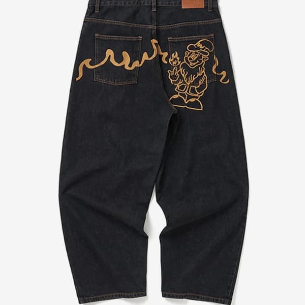 위캔더스 드워프 팬츠 DWARF DENIM PANTS (BLACK)