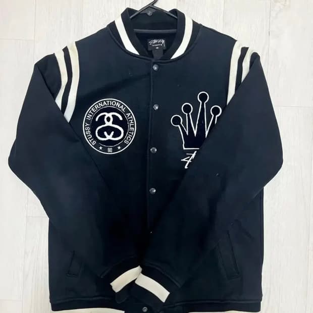 스투시 바시티자켓