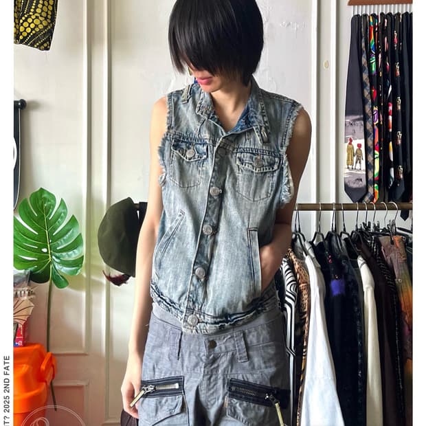 Dsquared2 2011ss Washed Denim Vest JK