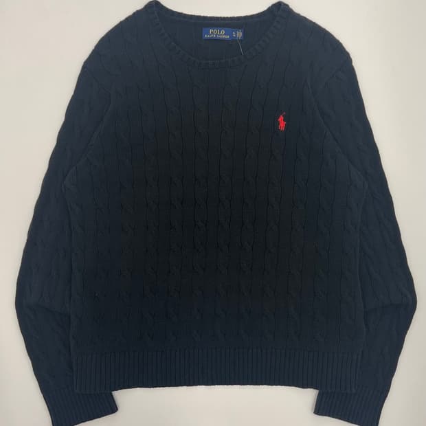폴로 랄프로렌 케이블 니트