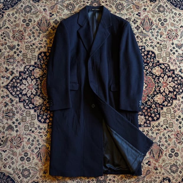 버버리 트위드 체스터필드 코트 105