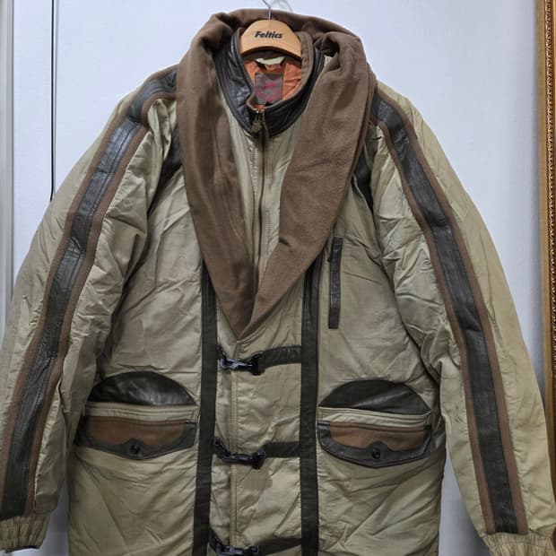 [M.06] [올드스쿨] Y2K CHEETAH 구스다운 패딩 80'