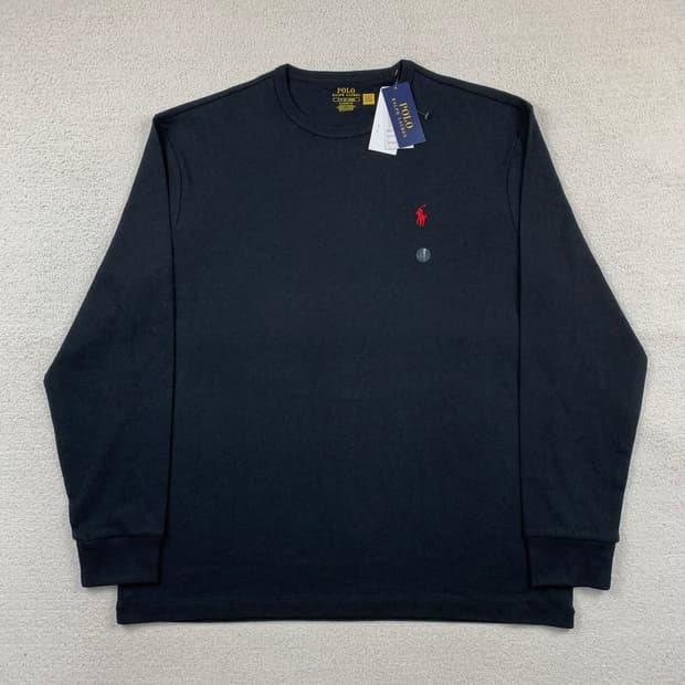 폴로 랄프로렌 신형 포니로고 클래식핏 헤비웨이트 저지 롱슬리브 티셔츠
