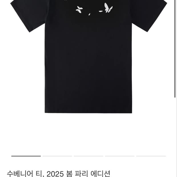 포스트 아카이브팩션 (paf) 나비 반팔 xl 판매