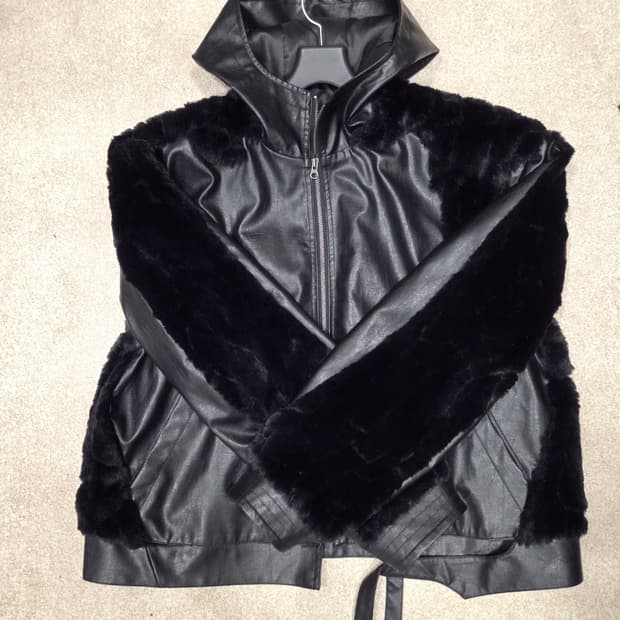 에이시네틱스 SWAMP FAUX LEATHER JACKET