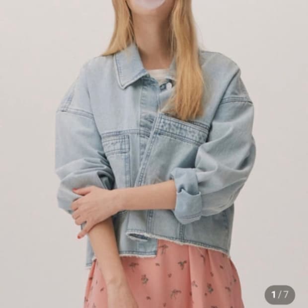 여성]공효진 쿨피스 데님 자켓(T214MJK239W)/써스데이아일랜드 0