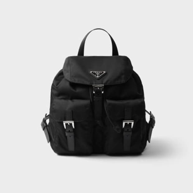🌟실착 3회🌟프라다 스몰 리나일론 백팩 블랙 prada