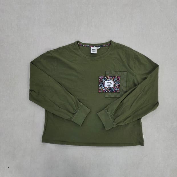 [L] 반스 리버티 오버핏 꽃 프린팅 긴팔티 1230J