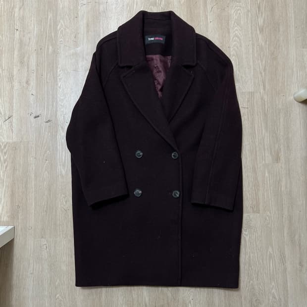 트렌드 컬렉션 여성 모직 더플 코트 FREE 