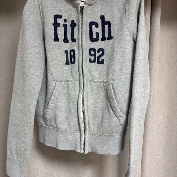 아베크롬비 그레이 후드집업 키즈 XL (여성 44-66)