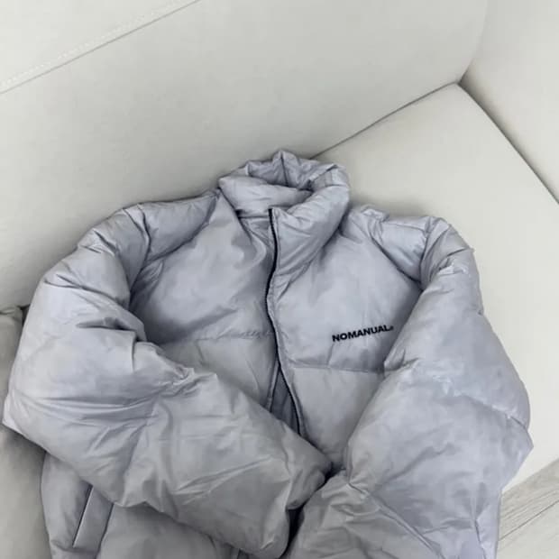 노매뉴얼 SKADI DUCK DOWN - GLOSSY GRAY