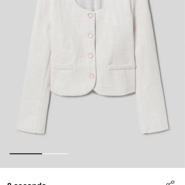 에잇세컨즈 트위드자켓