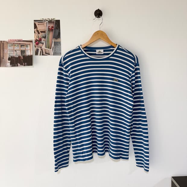 [3] 라코스테 스트라이프 긴팔티