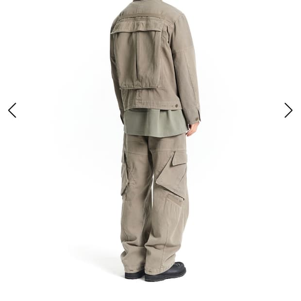SYMM dimensional cargo pants(khaki)