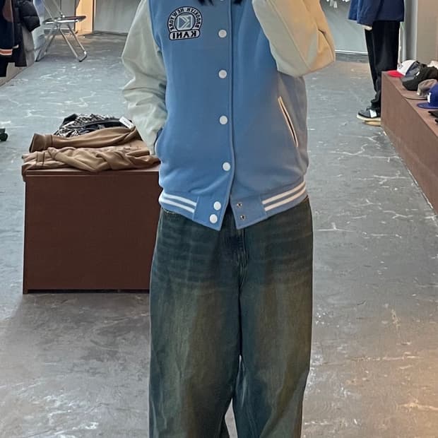 칼카니 빅로고 바시티 자켓 H1310