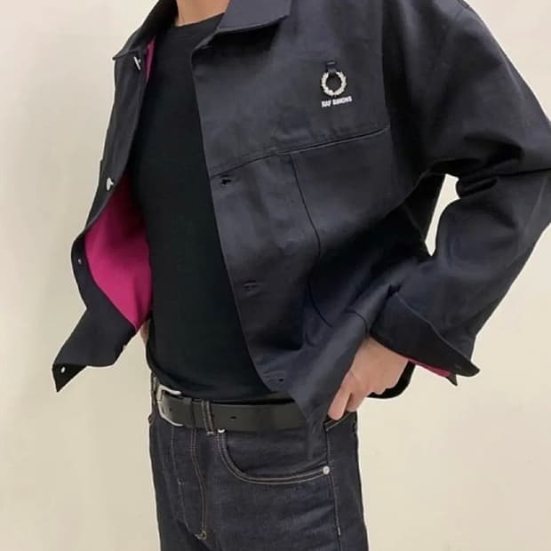 프레드페리 라프시몬스 19fw 트윌자켓