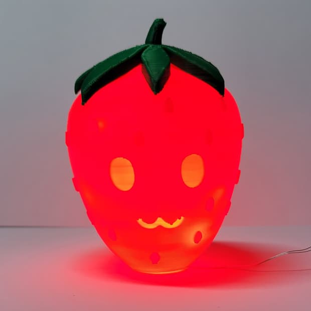 딸기 램프 led 무드등 수면등 조명 y2k