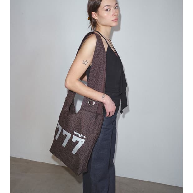 히에타 777angels bag brown leopard