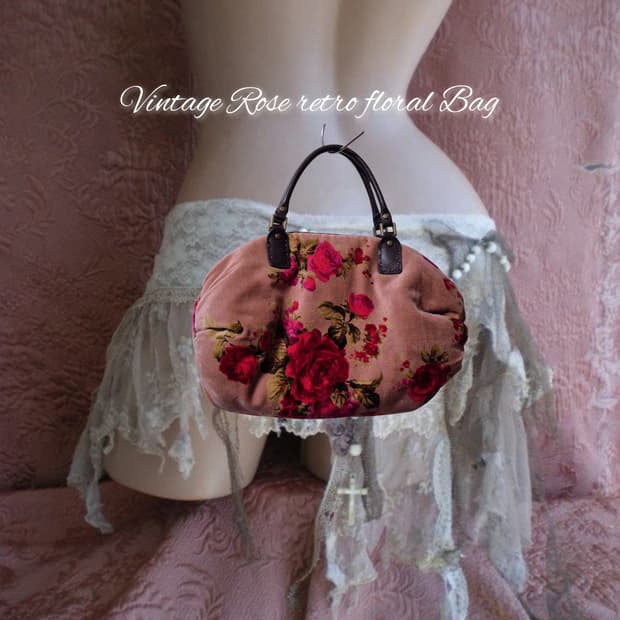 Vintage Rose retro floral Bag