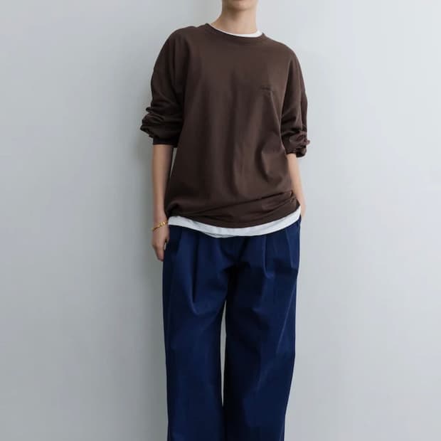 Unisex Aperture Boxy T-Shirt - Brown