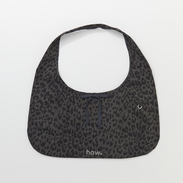 해브어웨일 leopard parttern eco bag 레오파드 에코백