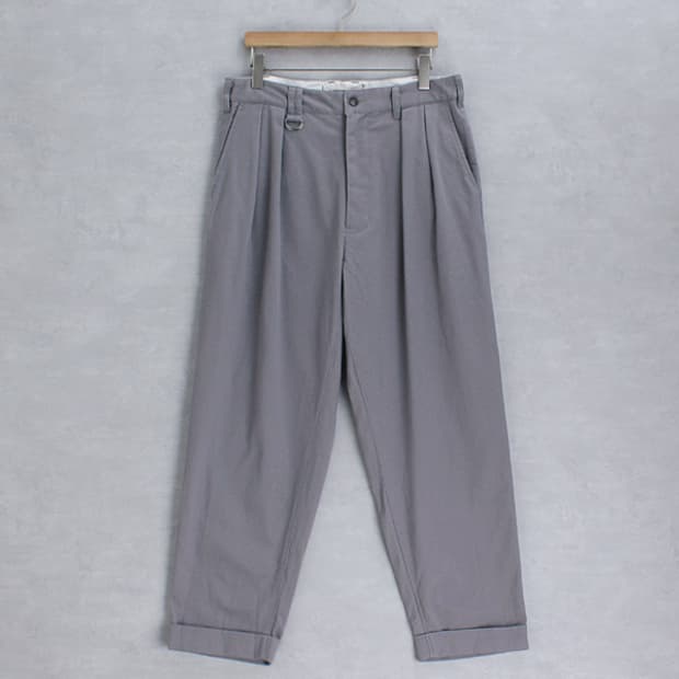 3/2 WORKS _ pin tuck chino pants