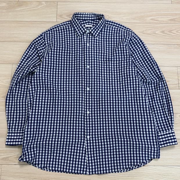 코모리 깅엄 체크 셔츠 3