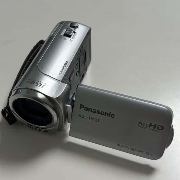 파나소닉 HDC-TM25 실버 빈티지 캠코더