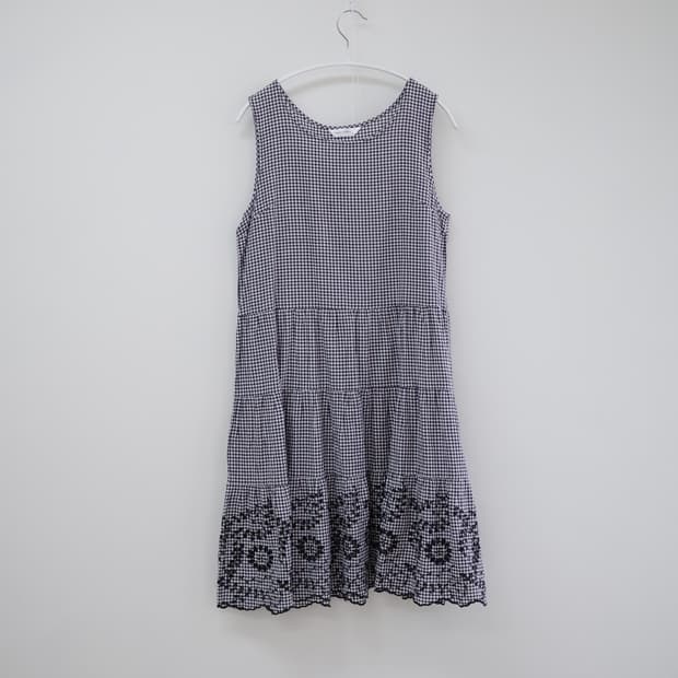 MEICONNE checked one-piece