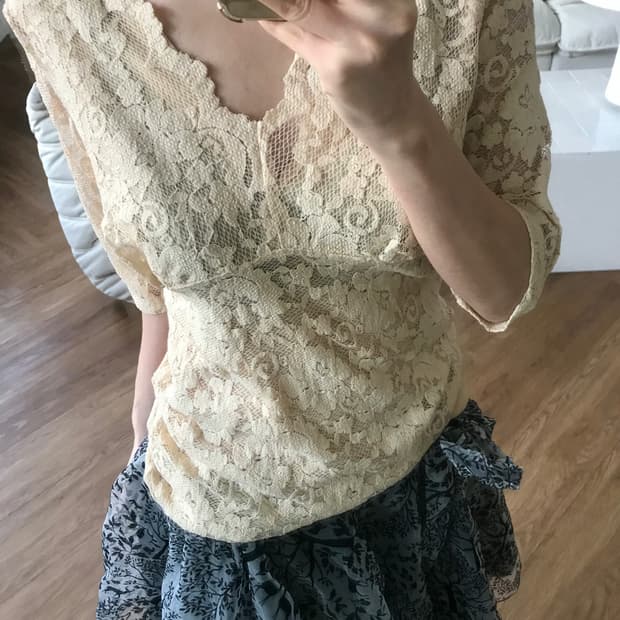 vintage lace top