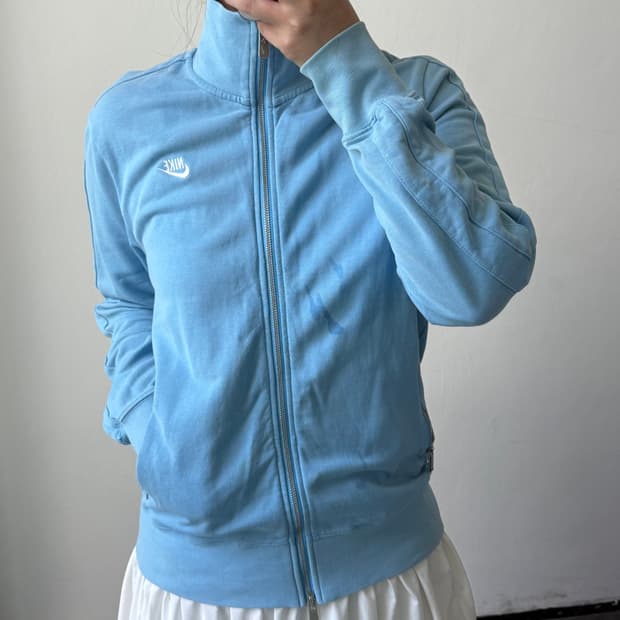 [M] 나이키 블루 집업