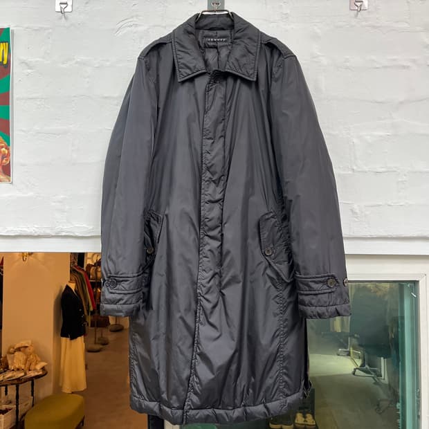 Theory 히든 버튼 다운 패딩 코트 38