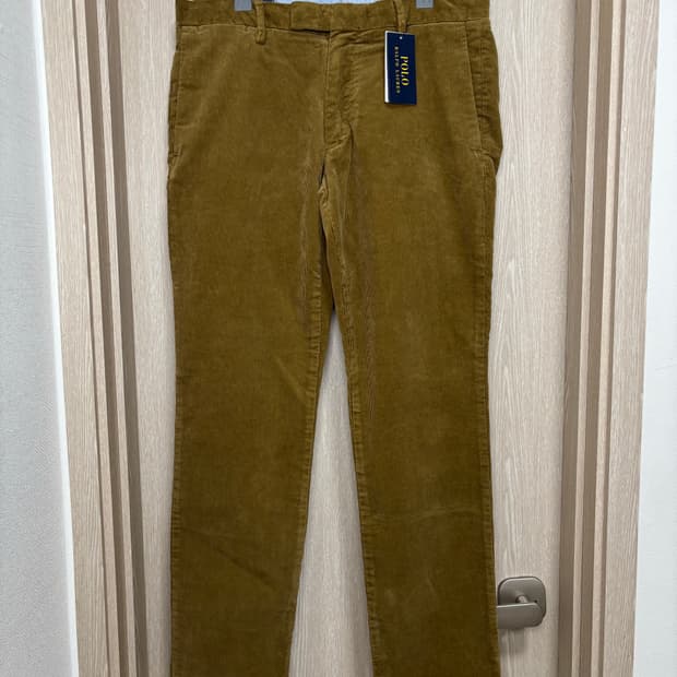 새상품)폴로 스트레치슬림핏 코듀로이 팬츠31"/베이지카키