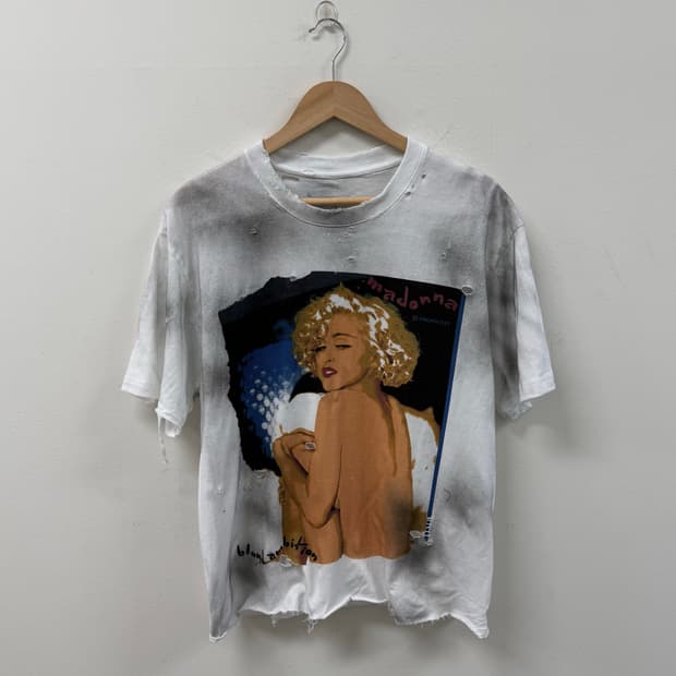 DISTRESSED grunge Madonna legacy tees