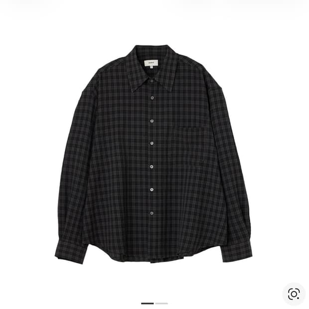 르아브 디졸브 오버사이즈 테토솔 체크셔츠