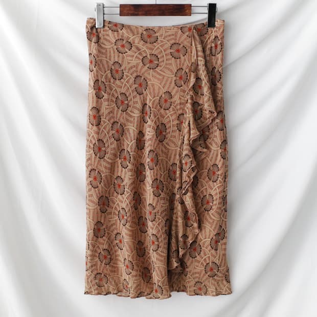 ethnic frill skirt