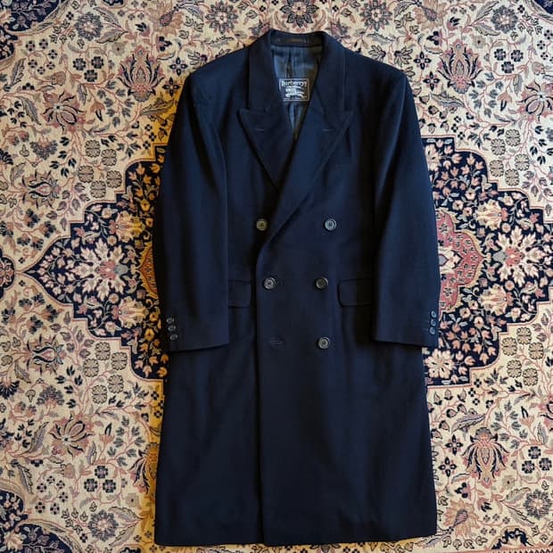 Burberry 버버리 헤비 캐시미어 더블 브레스티드 코트 100~103