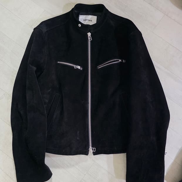 토니웩 카우하이드 카프레이서 스웨이드 자켓 xl