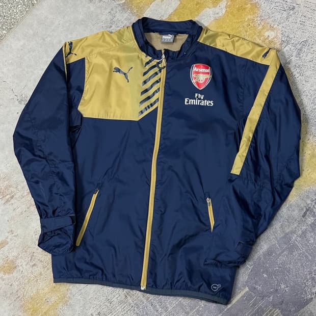푸마 축구 바람막이 자켓
