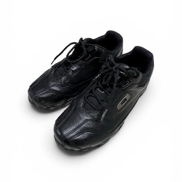 2000s Oakley Black Leather Sneakers