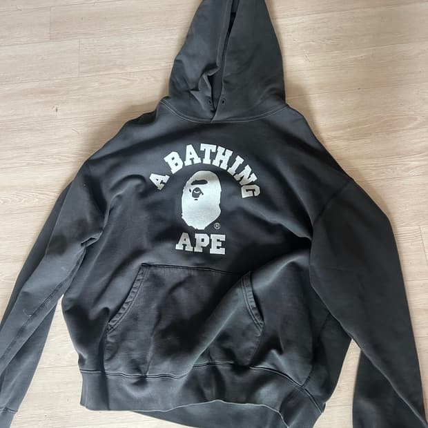 베이프 클래식 후드티 그레이 판매합니다