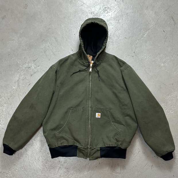 90's OG USA 칼하트 JR104 액티브 자켓 칼하트 아쿠아