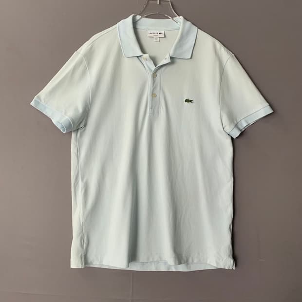 XL 라코스테 블루 PK 폴로 반팔 카라티