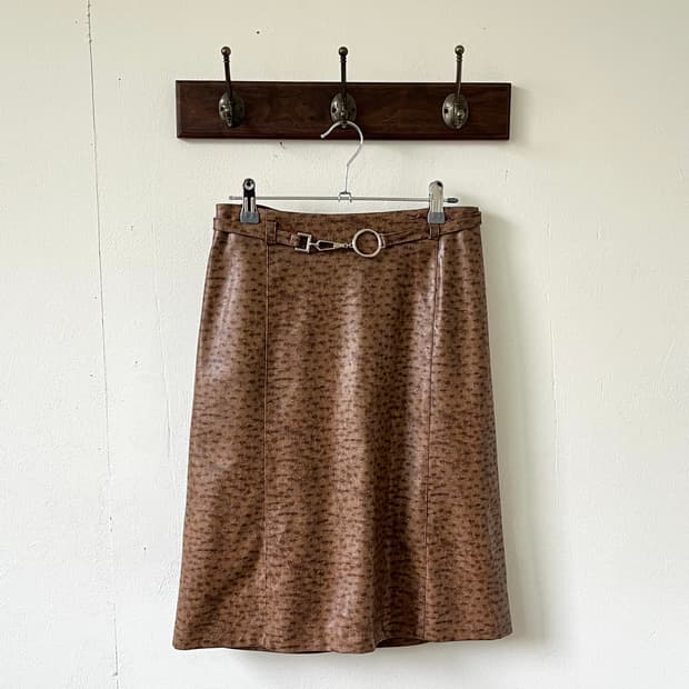 Diab’less 레더 스커트